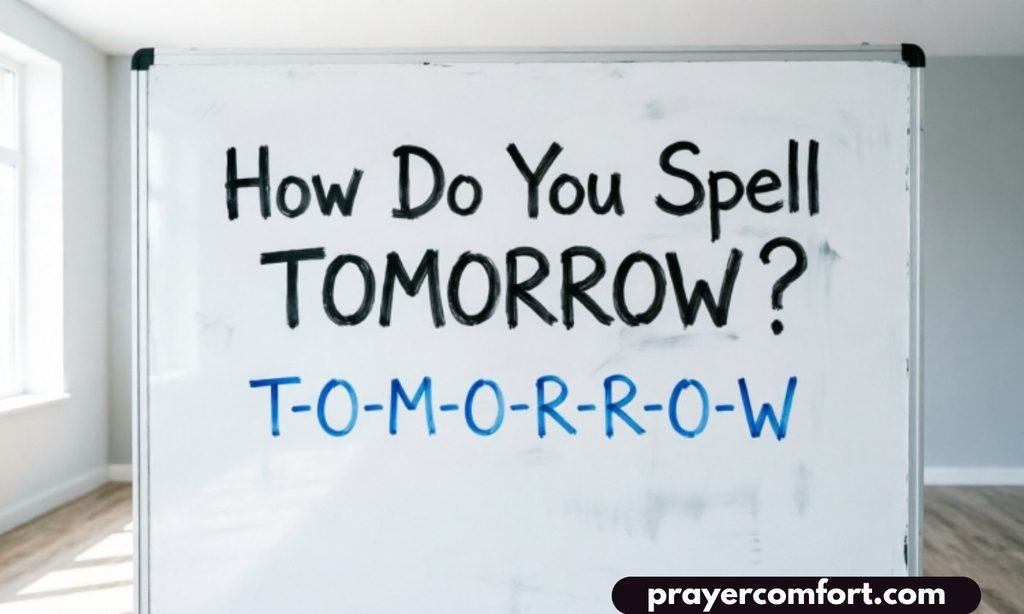 How Do You Spell Tomorrow