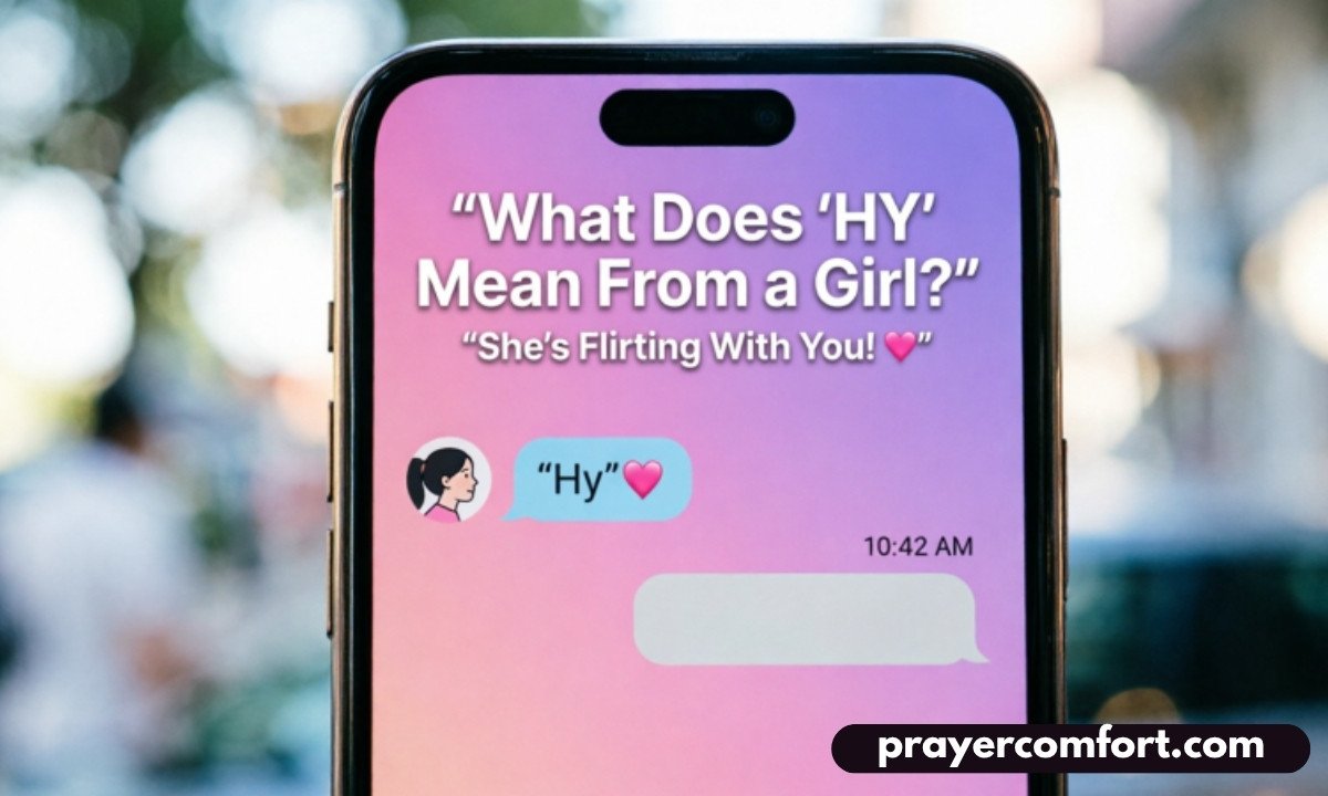 Hy meaning in text from girl