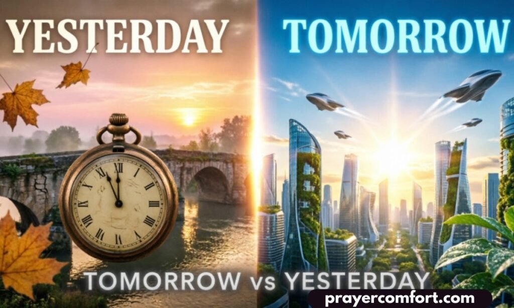 Tomorrow vs yesterday