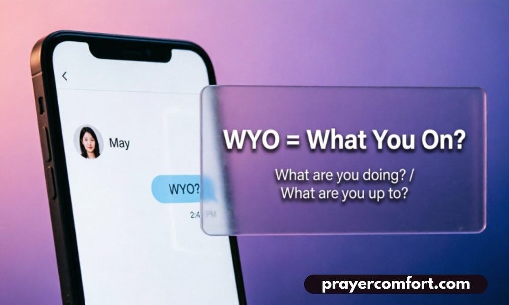 WYO Meaning in Text from a girl
