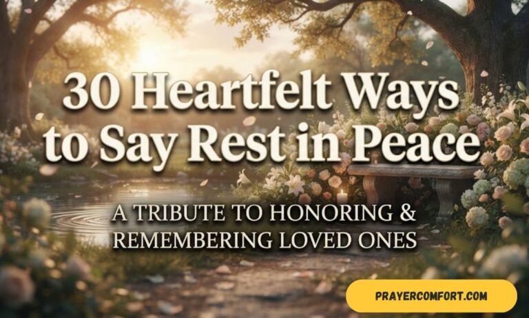 30 Heartfelt Ways to Say Rest in Peace