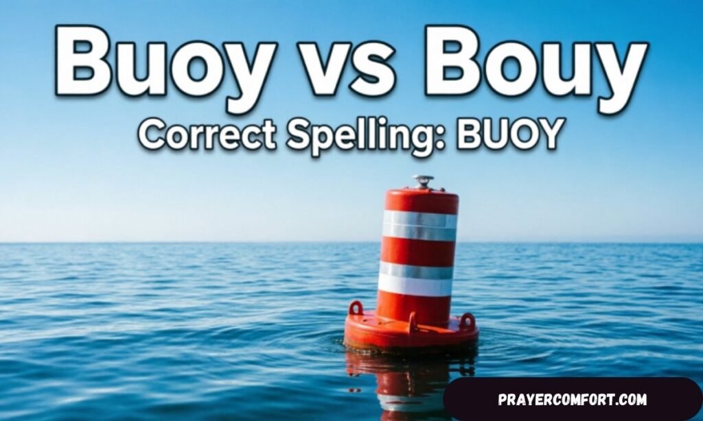 Buoy or Bouy – Quick Answer