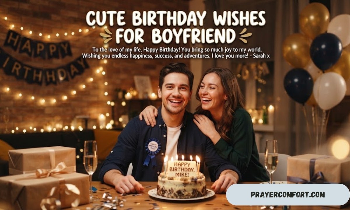 Cute Birthday Wishes for Boyfriend