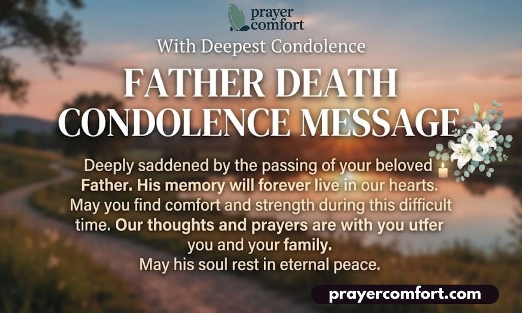 Father death condolence message