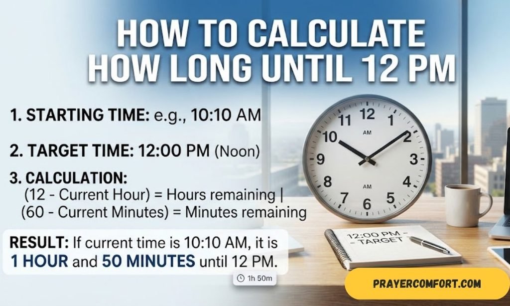 How to Calculate How Long Until 12 PM