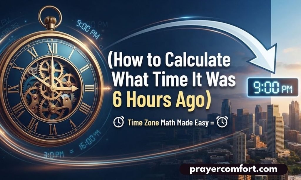 How to Calculate What Time It Was 6 Hours Ago