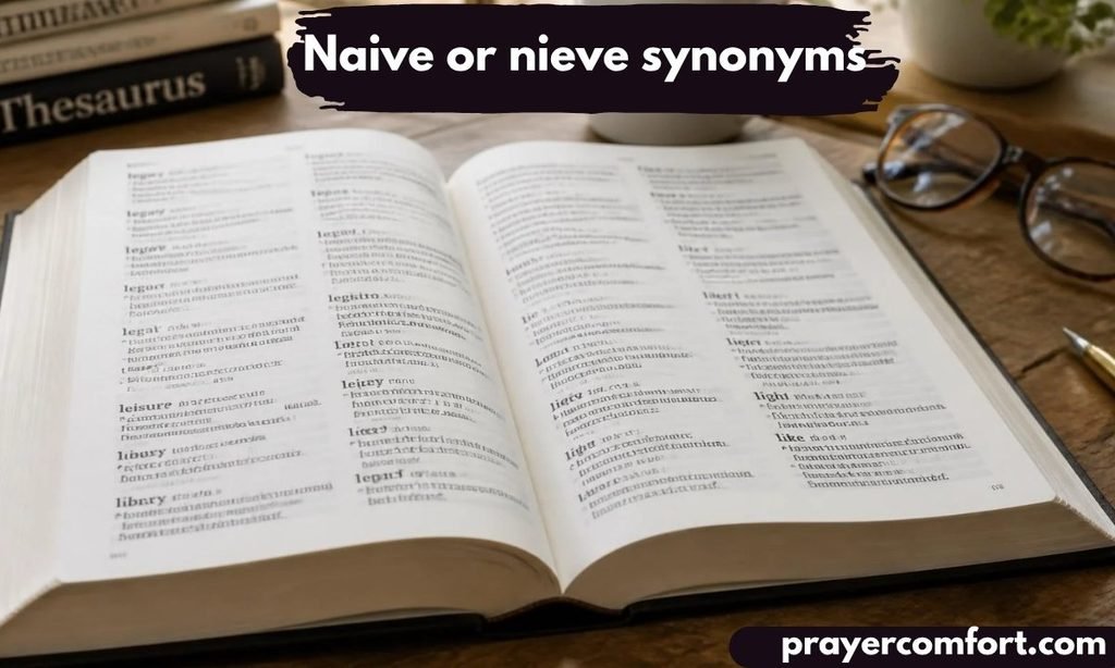 Naive or nieve synonyms