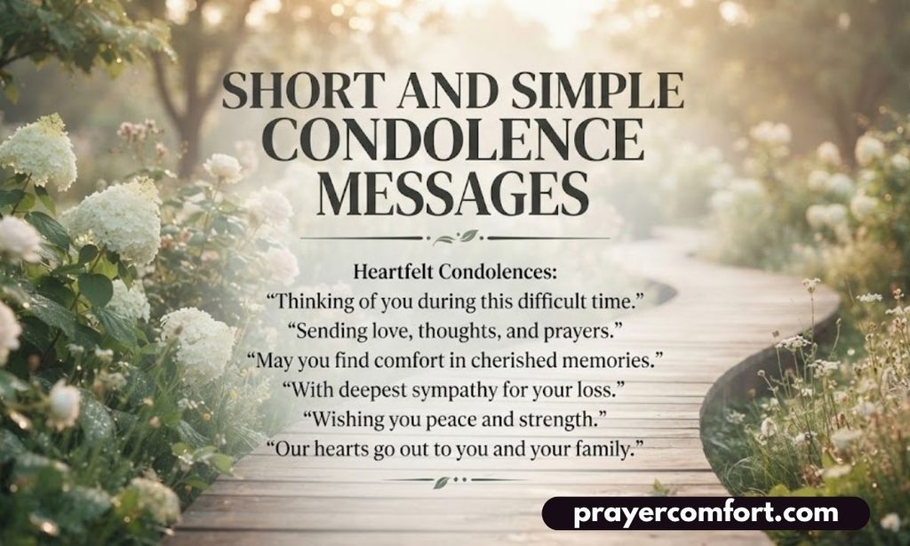 Short and Simple Condolence Messages