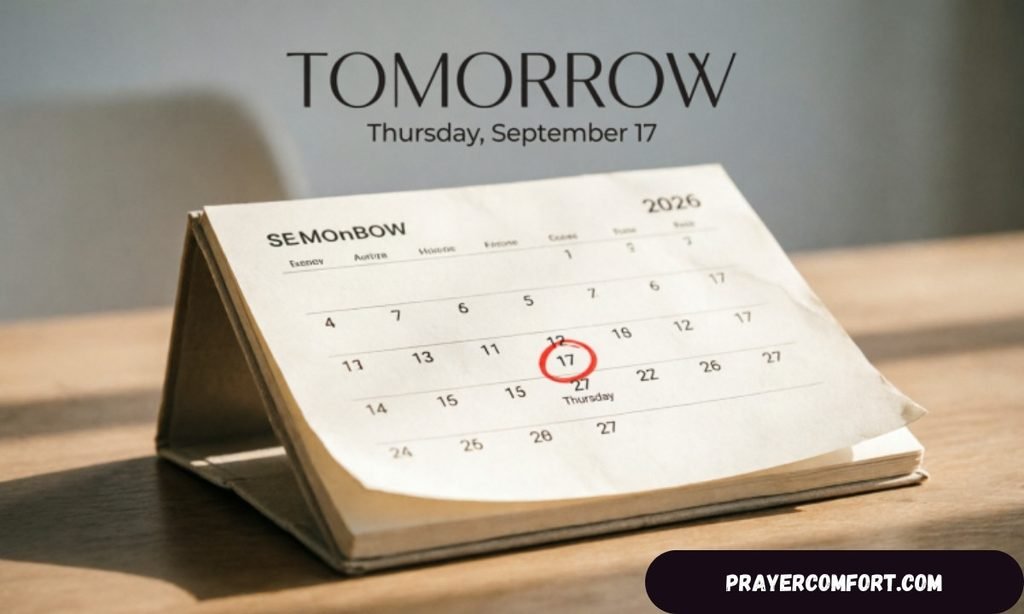 Tomorrow what day