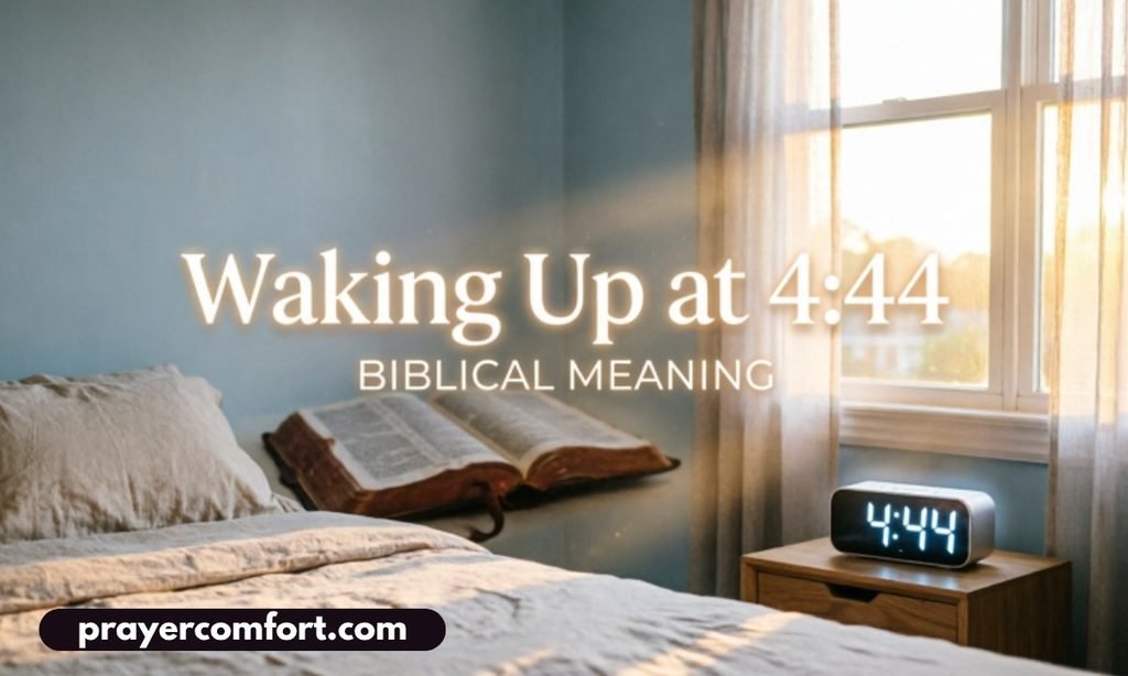 Waking up at 444 biblical meaning