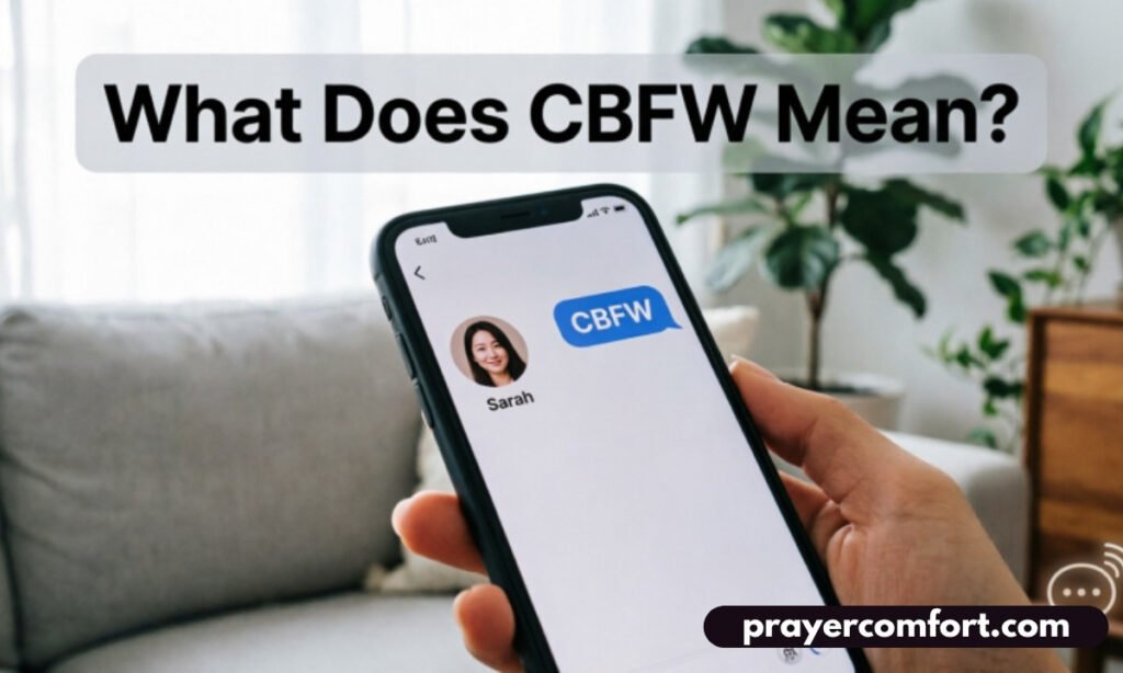 What Does CBFW Mean in Text From a Girl