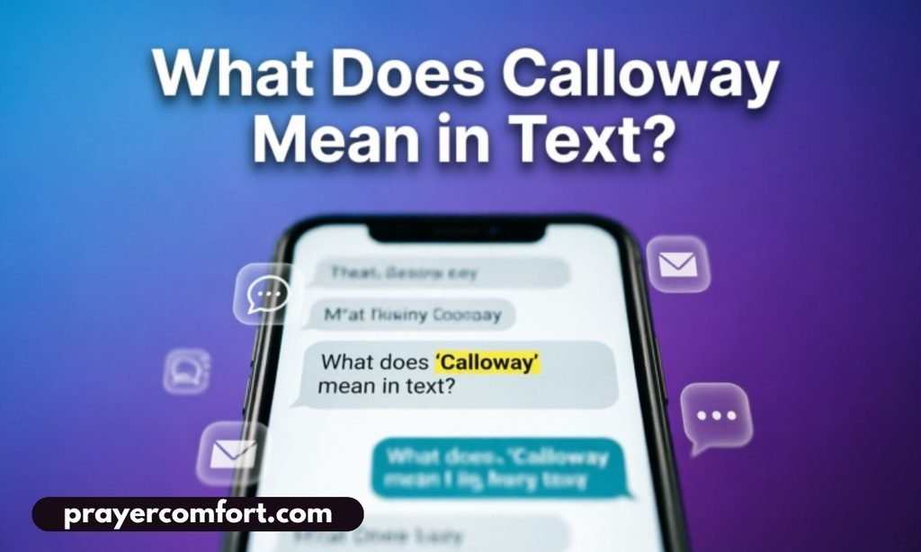 What Does Calloway Mean in Text
